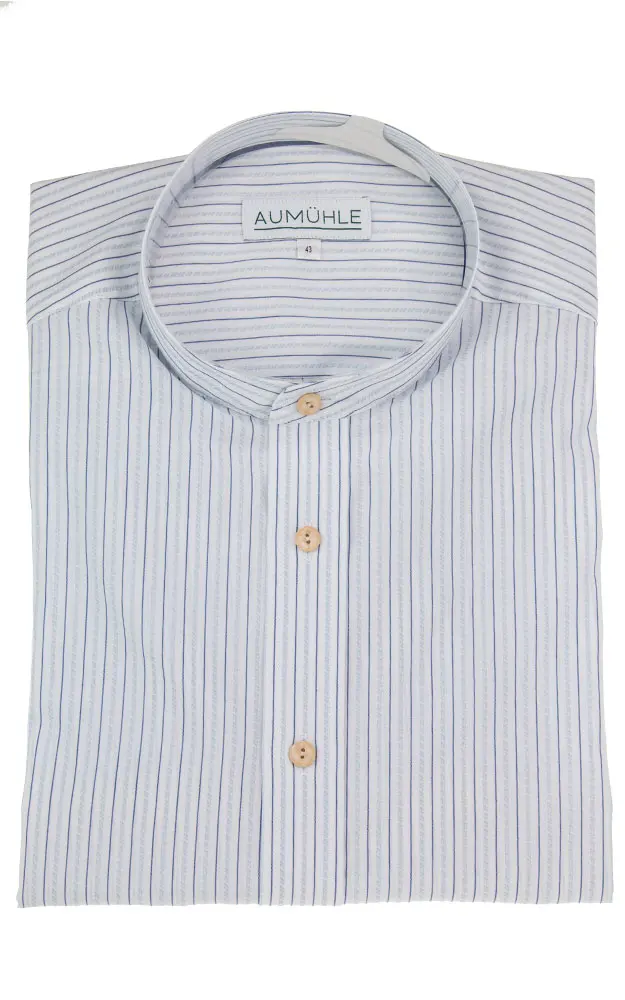 Hemd 03 13325p, blau/weiß gestreift