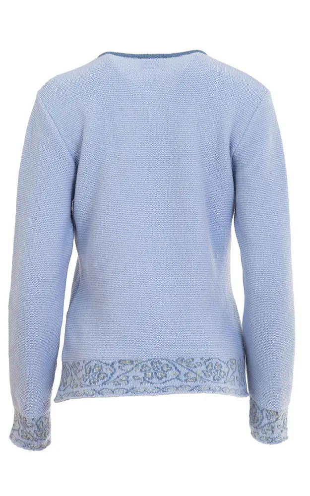 Strickjacke Magdalena, hellblau