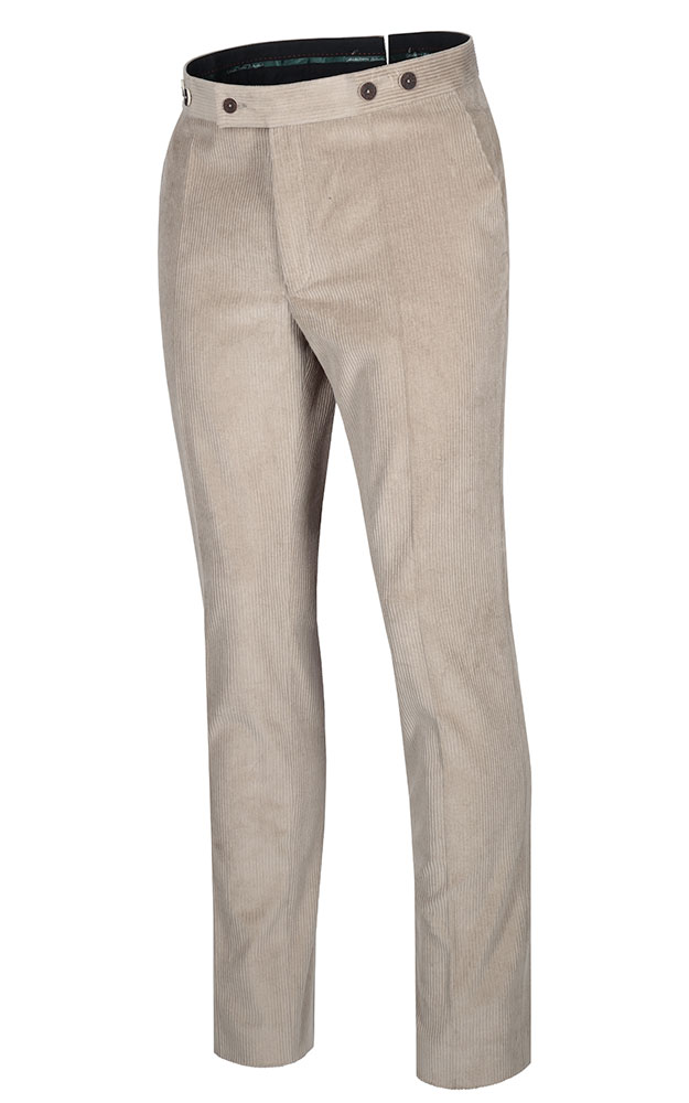 Hose Spitzbund Cord, beige