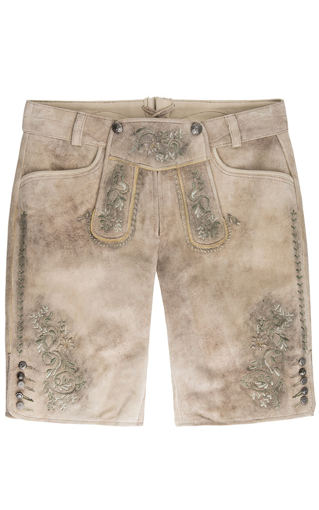 Damenlederhose Floriane, beige