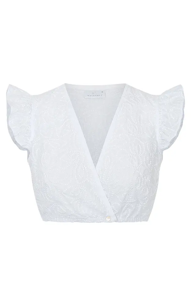 Dirndlbluse Felia, weiß