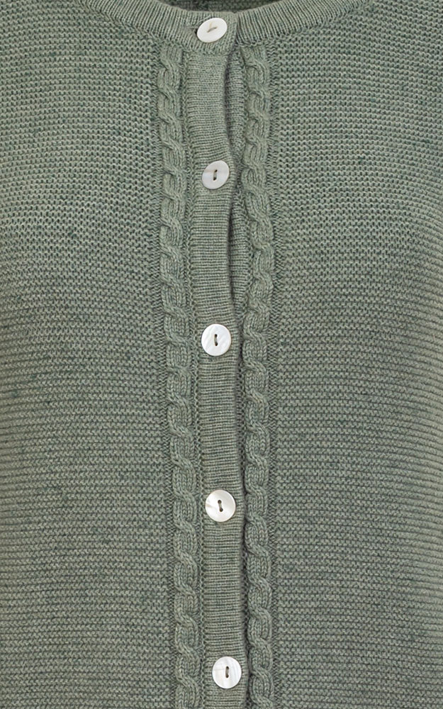 Strickjacke Finnland, grün