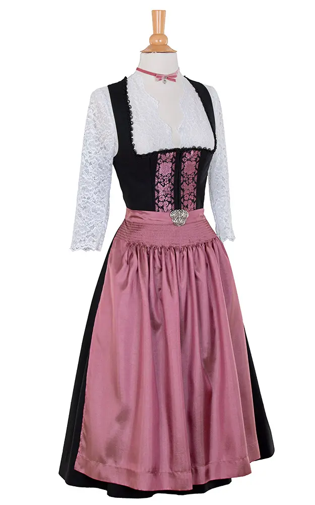 Blusendirndl Schwarzbach, mit Schürze