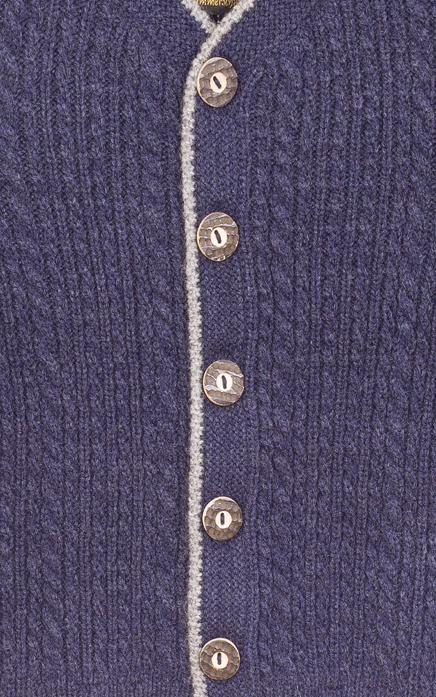 Kinder-Strickjacke Seeon, dunkelblau