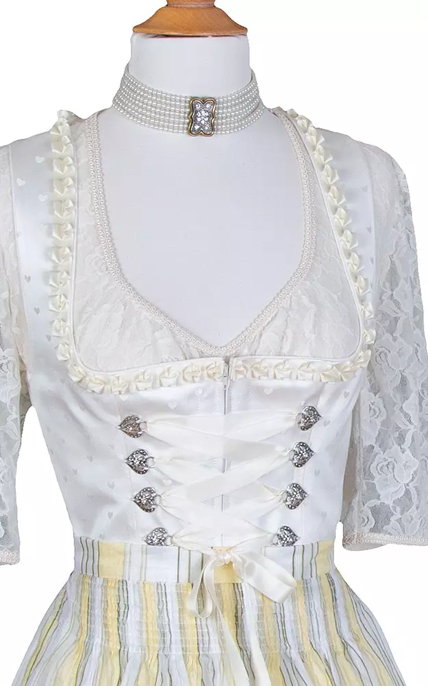 Blusendirndl Schwanensee /E sekt, ohne Schürze