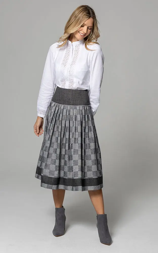 Trachtenbluse 95272, weiß