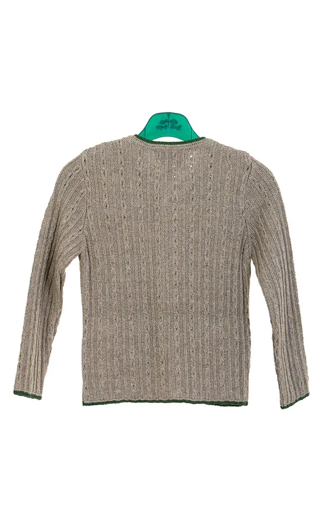 Kinder-Strickjacke SCM44, braun