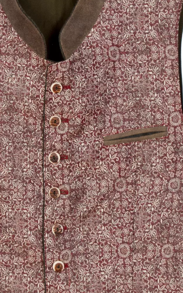 Weste Bürs 9254 8953 37, weinrot