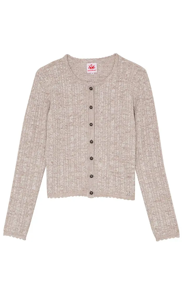 Strickjacke Delo, natur