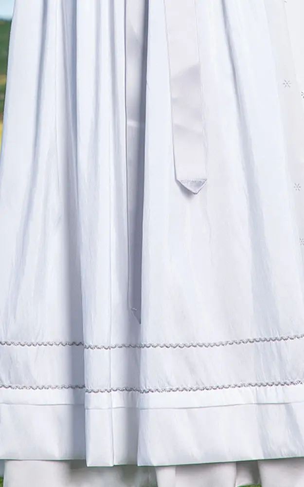 Schürze Perlsee, weiß