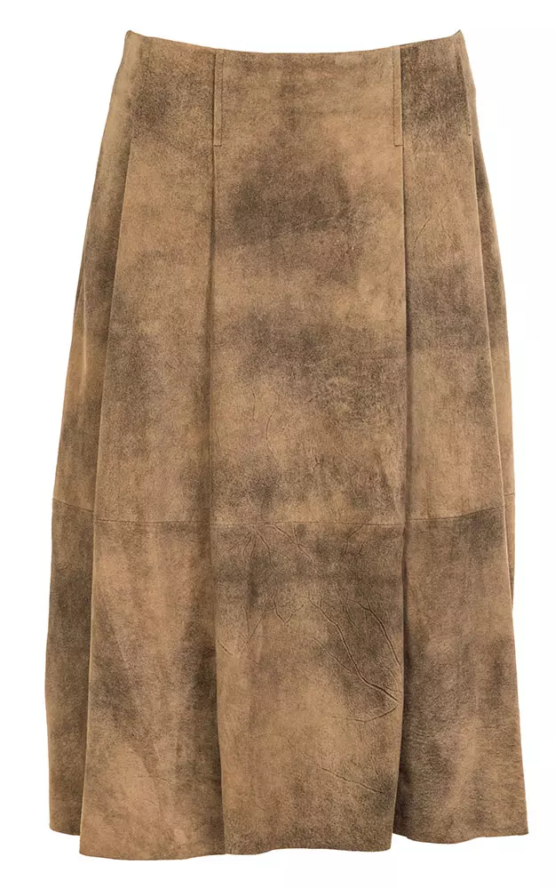 Lederrock Gwendolin, braun