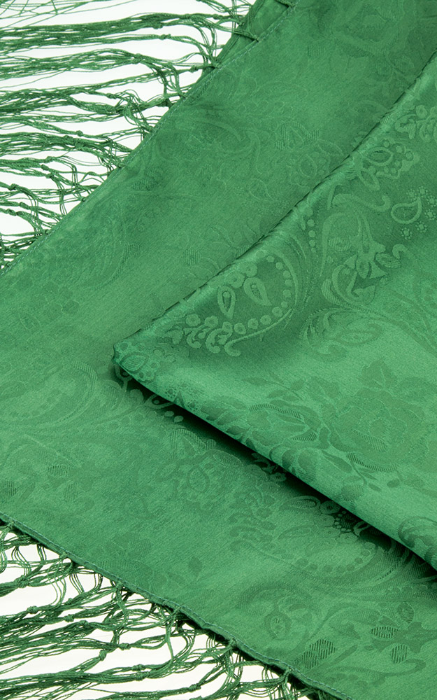 Seidentuch Nr. 54, mittelgrün