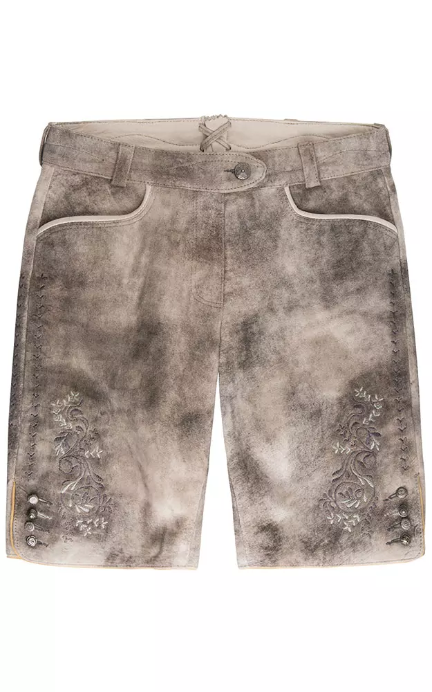 Damenlederhose Flummi, beige