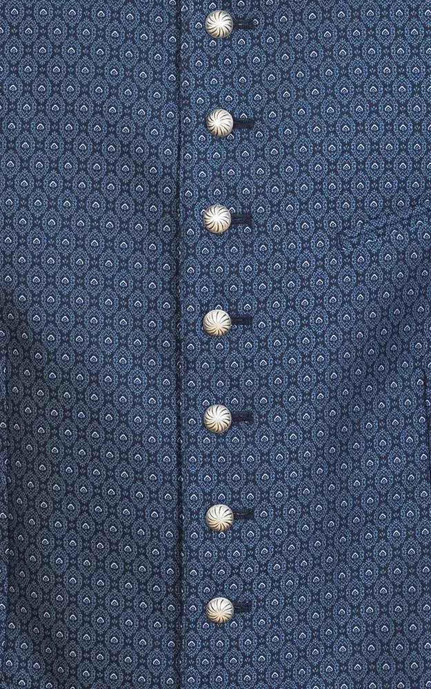 Weste Aurach 242914605, blau - Stretch