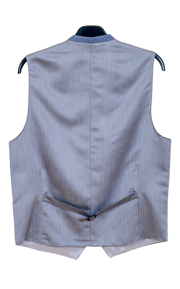 Weste Leopold, rauchblau