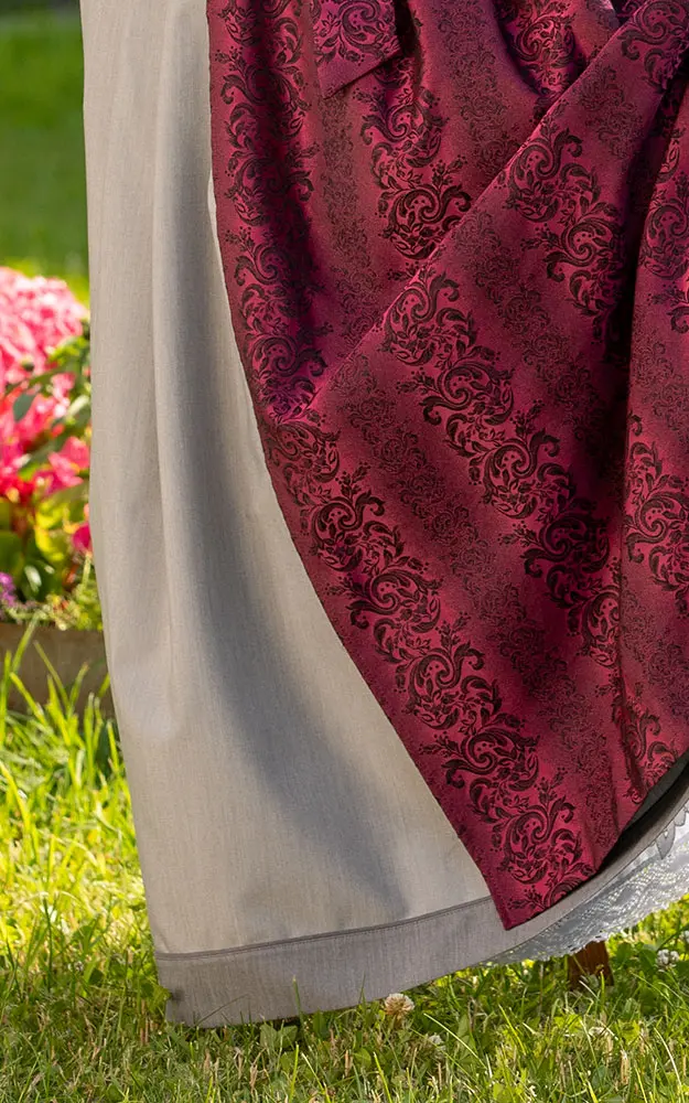 Blusendirndl Haldensee Samt, ohne Schürze