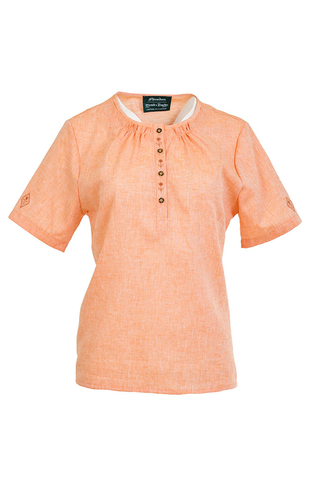 Trachtenshirt 6134 14110, orange