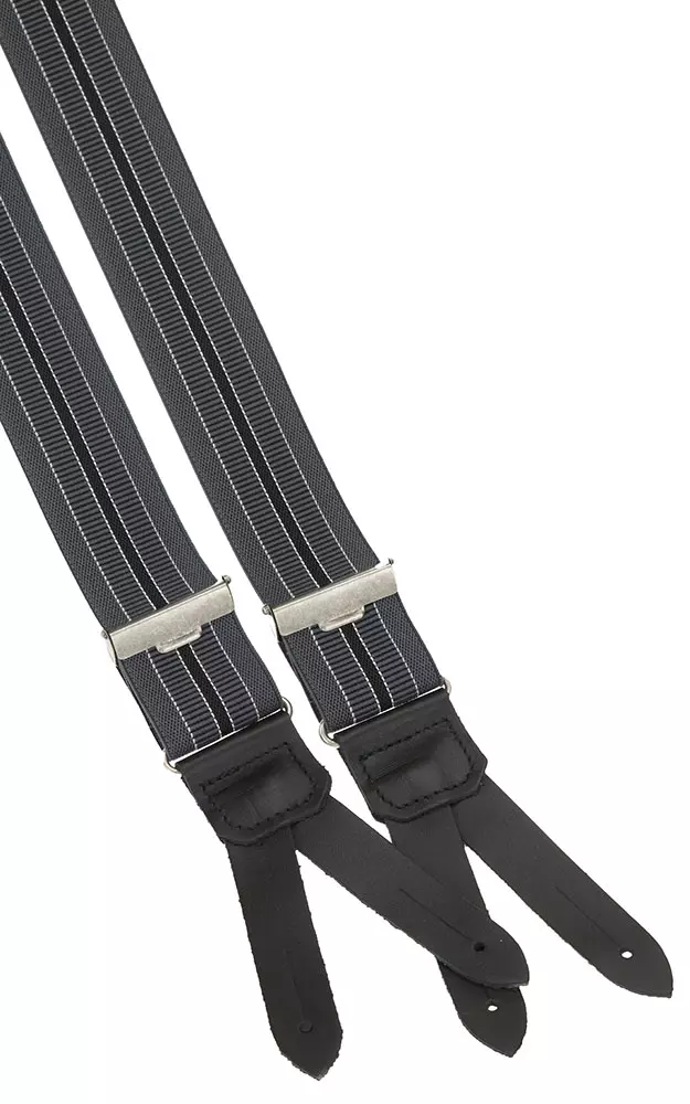 Hosenträger Stresemann 660, anthtrazit/schwarz