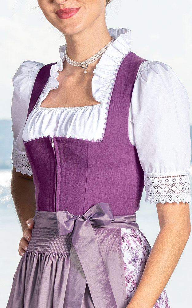 Blusendirndl Maintal, mit Schürze