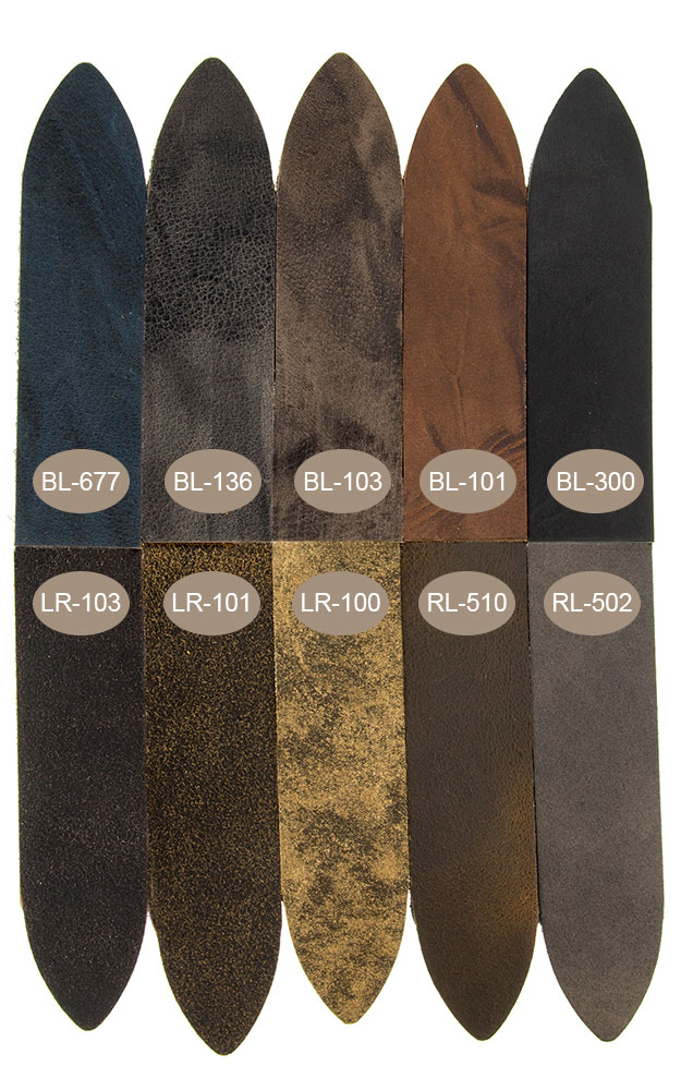 Herrengürtel Initialen Lederinlay