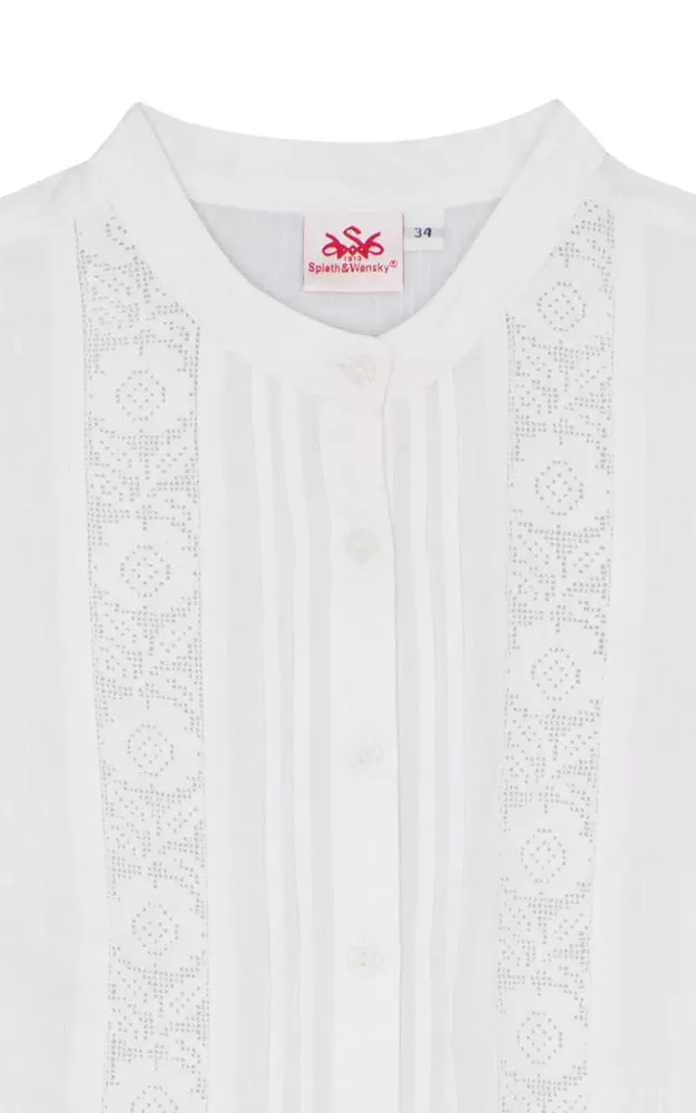 Trachtenbluse Greta, weiß