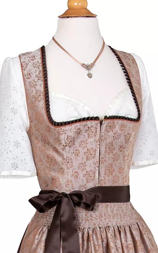 Blusendirndl Buchensee /E braun, ohne Schürze