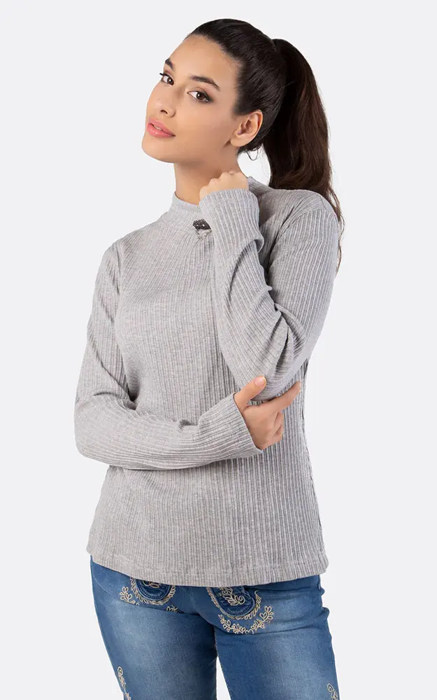 Pulli Olga, hellgrau