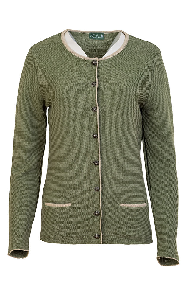 Strickjacke Monika, schilf/beige