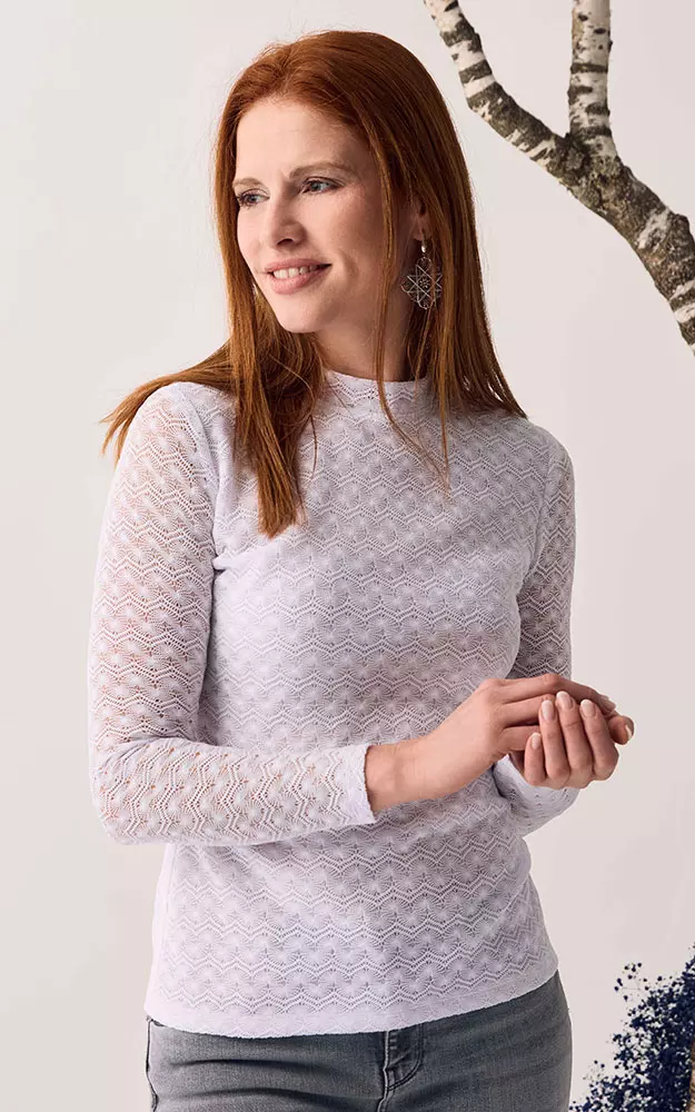 Trachtenbluse 52217, weiß