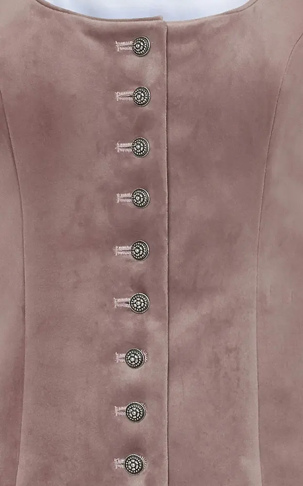 Mieder Samt 64250, rosa