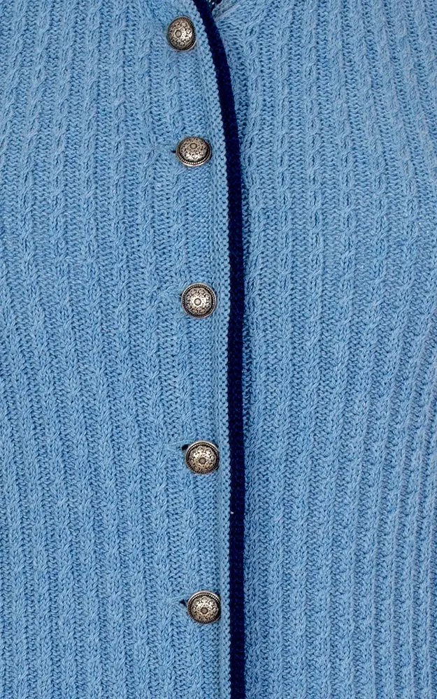 Strickjacke Wanesse, jeansblau