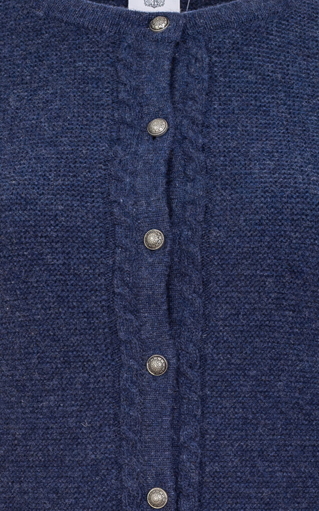 Strickjacke Finnland, blau