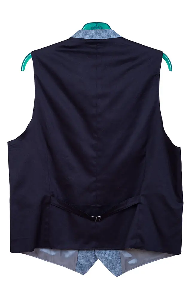 Weste Blumau-s, blau/grau