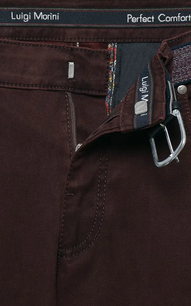 Jeans 33-4107/63, weinrot