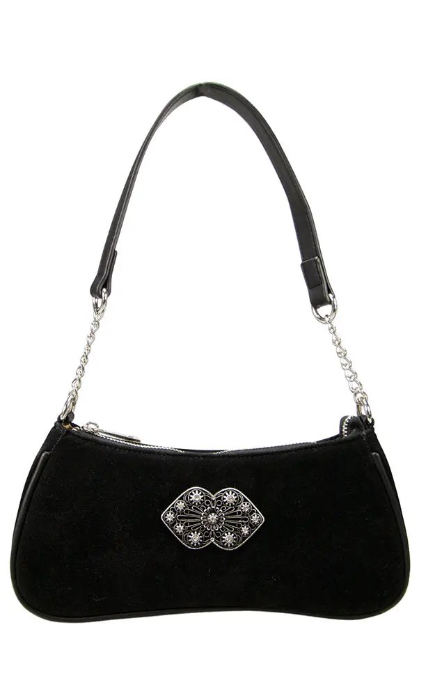 Trachtentasche Lissy, schwarz