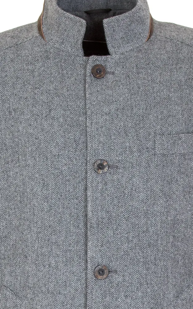 Kurzmantel Weizl, mittelgrau