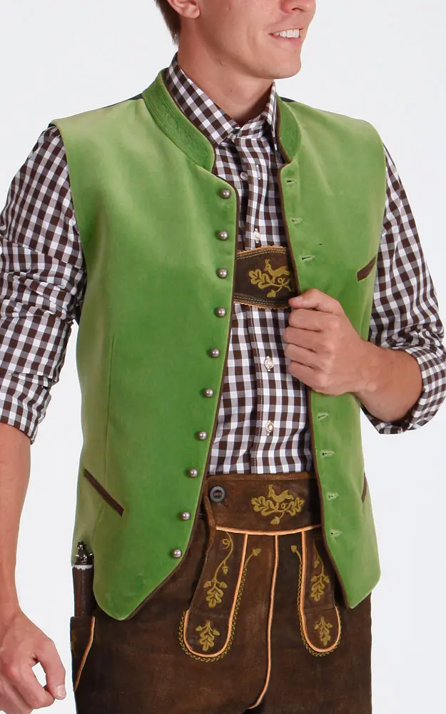 Weste Herbert, apfel/braun