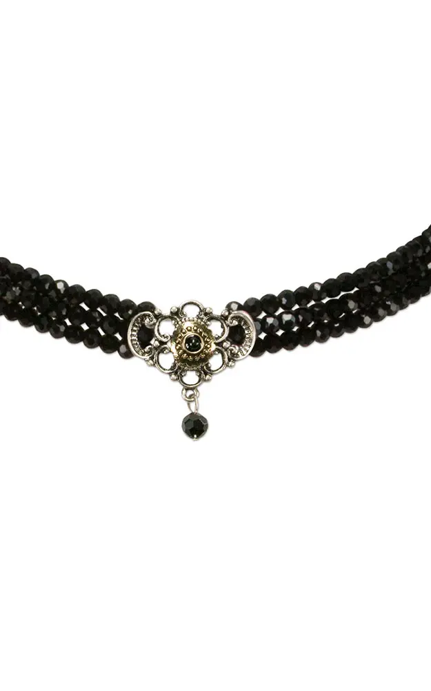 Kette DHK19000000, Perle schwarz