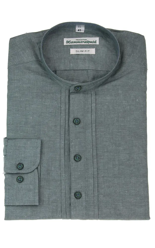 Hemd 241 1112, grün - Slim fit