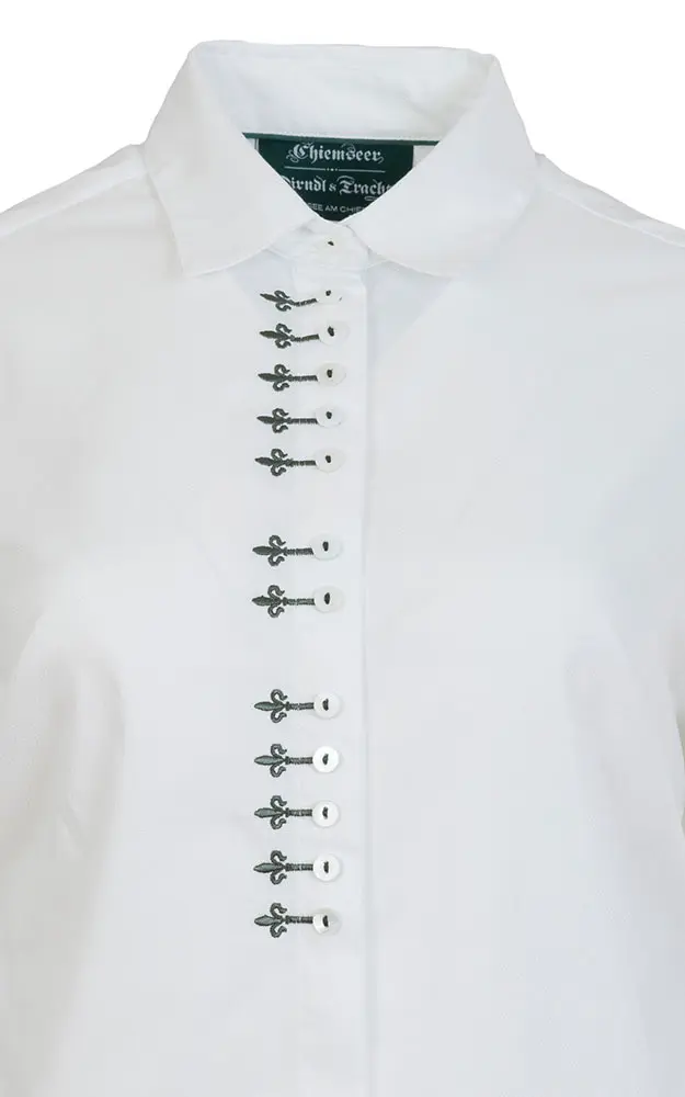 Trachtenbluse 6113 14106, weiß