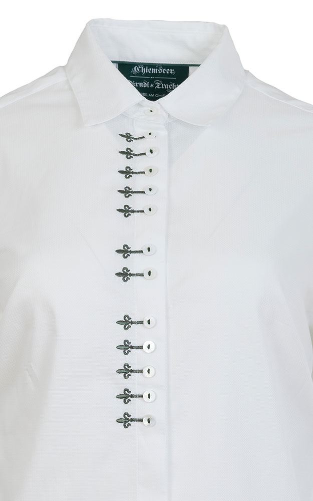 Trachtenbluse 6113 14106, weiß