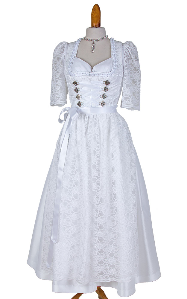 Schürze Königsee, weiß