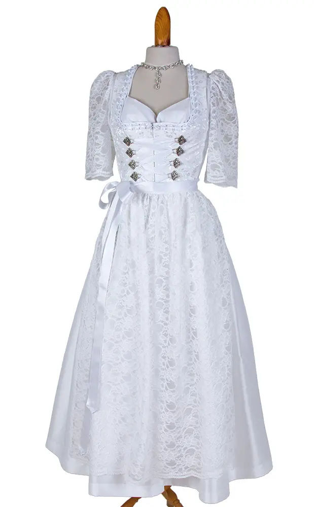 Schürze Königsee, weiß