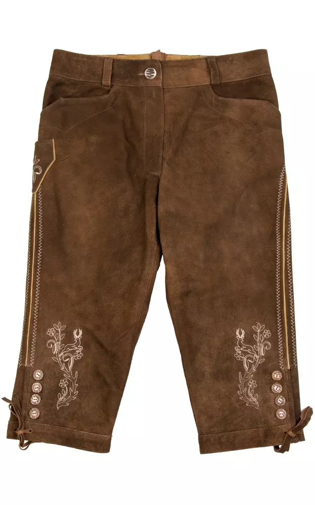 Damenlederhose Petra, holz