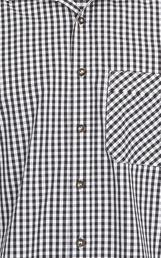 Hemd Cortina #, schwarz/weiß