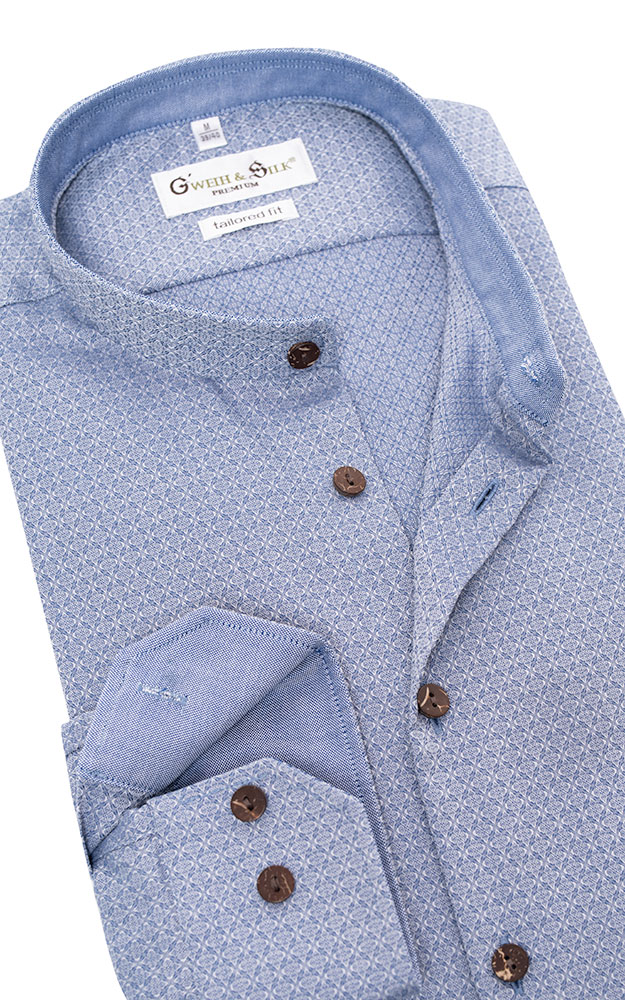 Hemd Frillensee, blau - Tailored fit