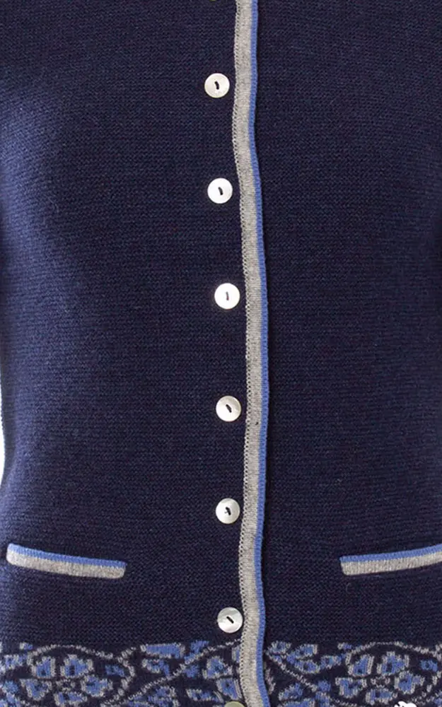 Strickjacke Magdalena, dunkelblau