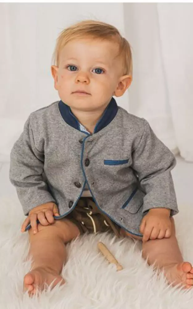 Baby-Jacke Tim, hellgrau