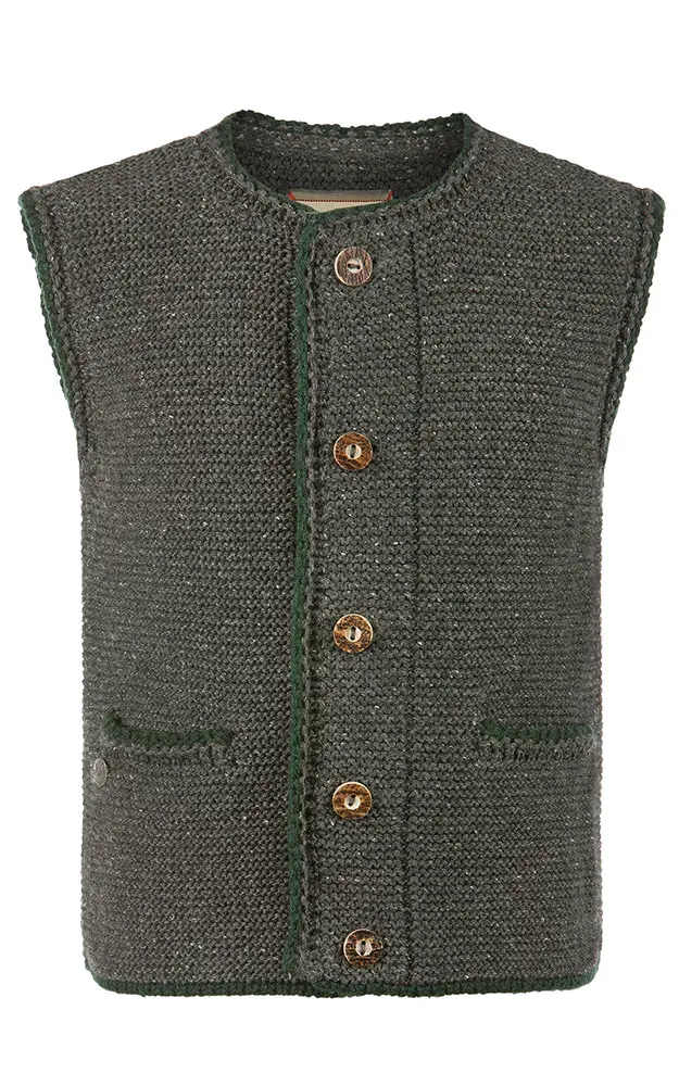 Kinder-Strickweste Linus, anthrazit