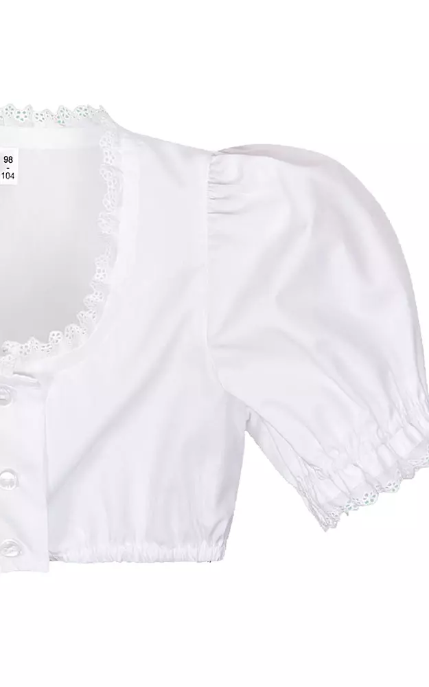 Kinderbluse 15 0125 84, weiß